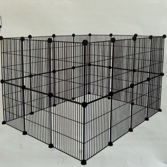 COPY - Animal Cage Indoor Portable Metal Wire. Fence for Small Animals (28 blue… - Picture 2 of 9